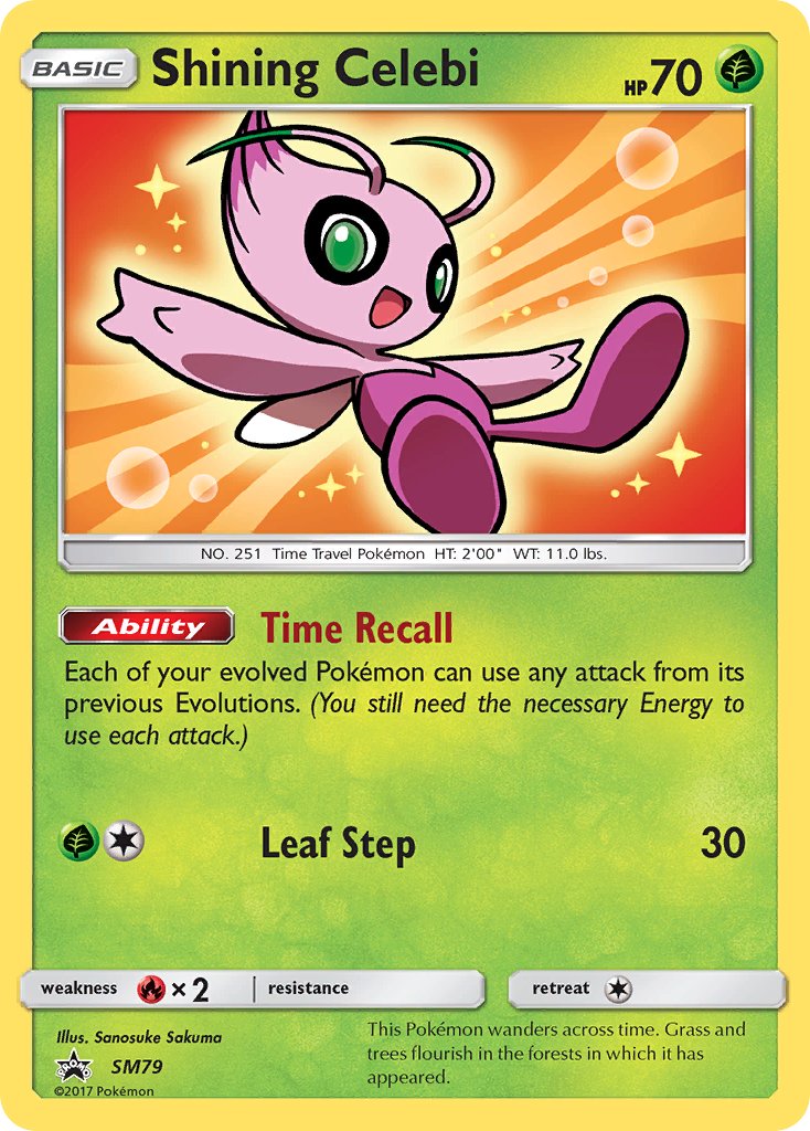 Shining Celebi - SM Black Star Promos (Promo) [SM-79] English / Near Mint / Normal
