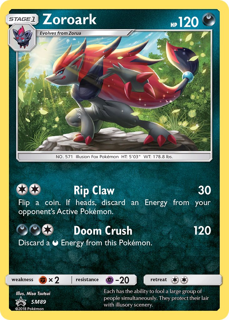 Zoroark - SM Black Star Promos (Promo) [SM-89] English / Near Mint / Normal