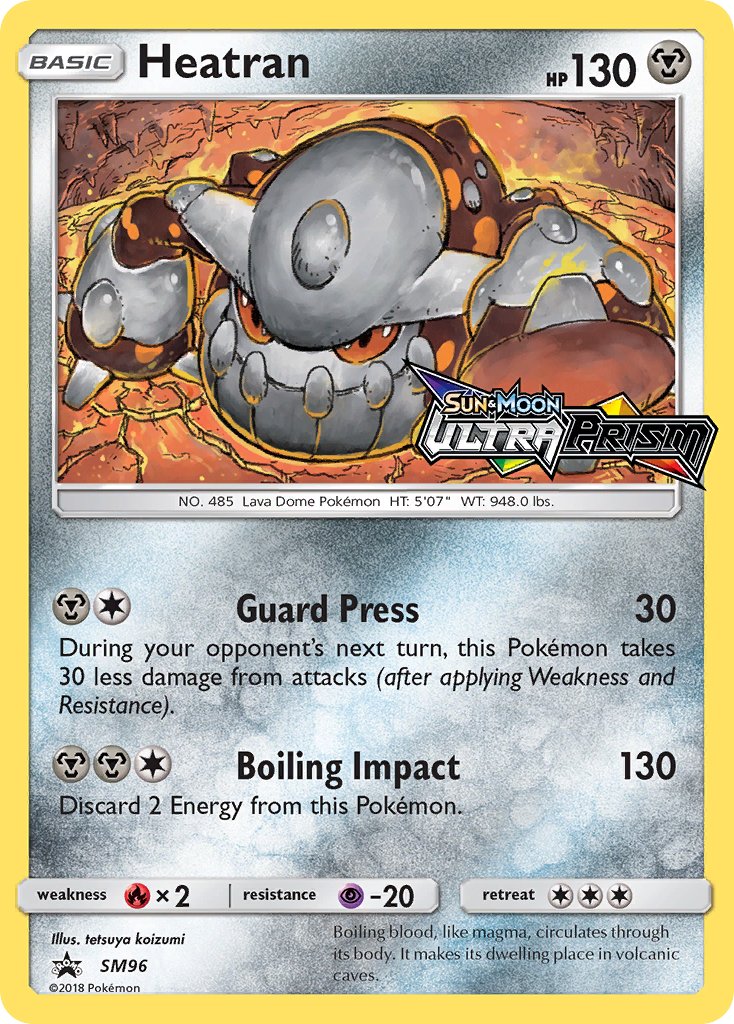 Heatran - SM Black Star Promos (Promo) [SM-96] English / Near Mint / Normal