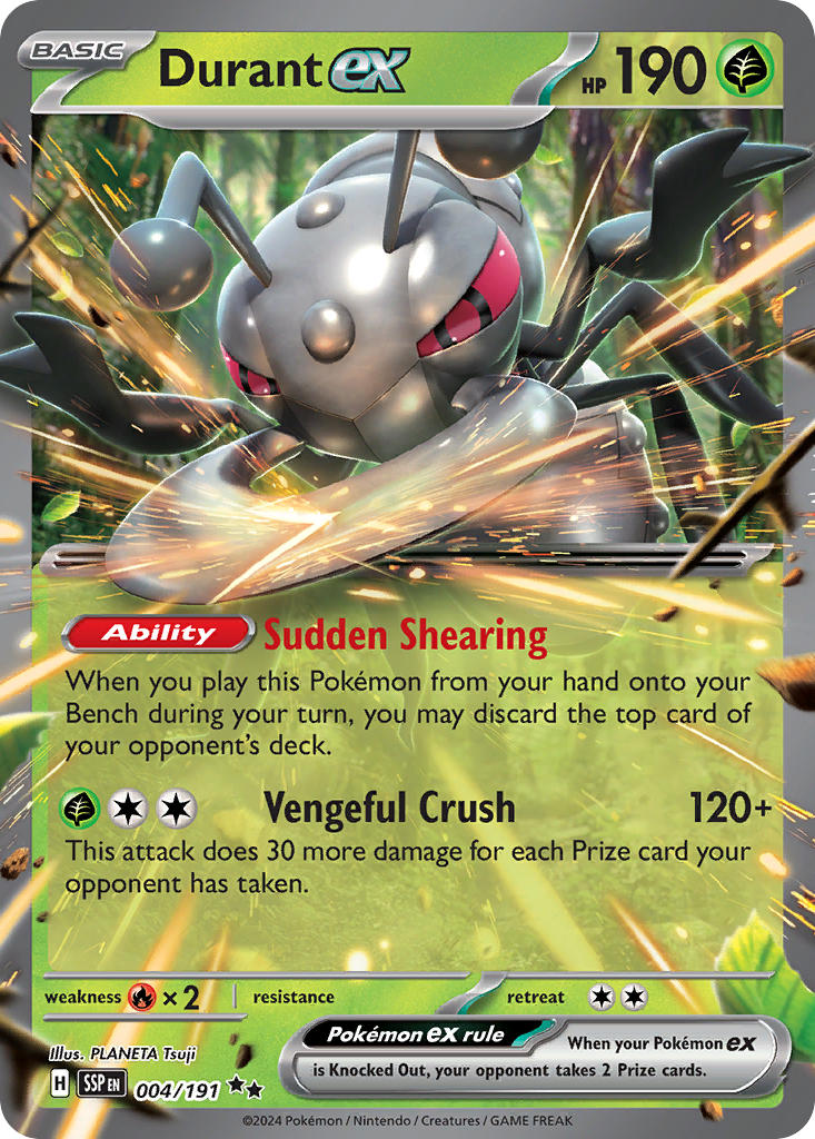 Durant ex⁣ - Surging Sparks⁣ (Double Rare)⁣ [004] English / Near Mint / Normal