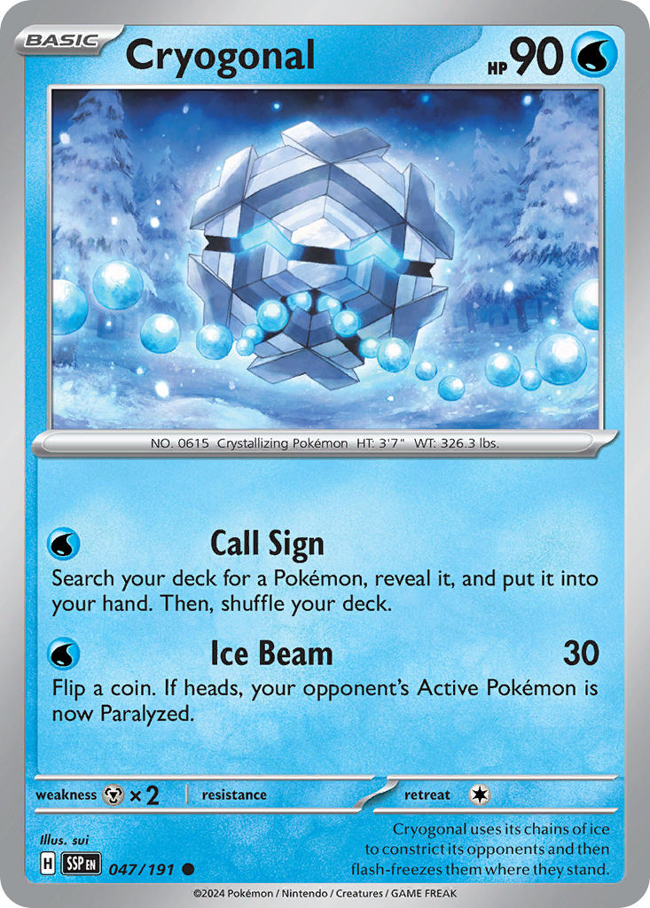 Cryogonal⁣ - Surging Sparks⁣ (Common)⁣ [047] English / Near Mint / Normal