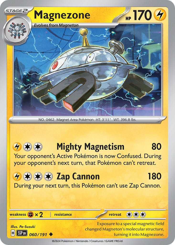 Magnezone⁣ - Surging Sparks⁣ (Uncommon)⁣ [060] English / Near Mint / Normal