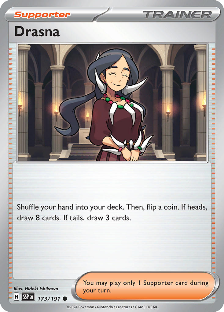 Drasna⁣ - Surging Sparks⁣ (Common)⁣ [173] English / Near Mint / Normal