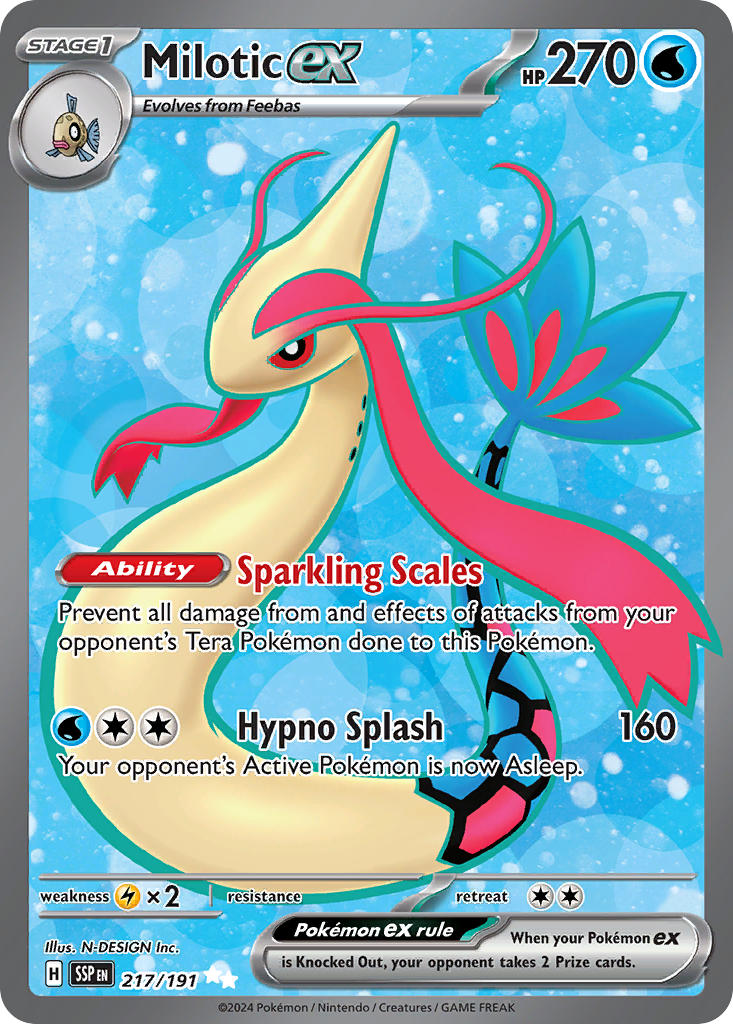 Milotic ex⁣ - Surging Sparks⁣ (Ultra Rare)⁣ [217] English / Near Mint / Normal