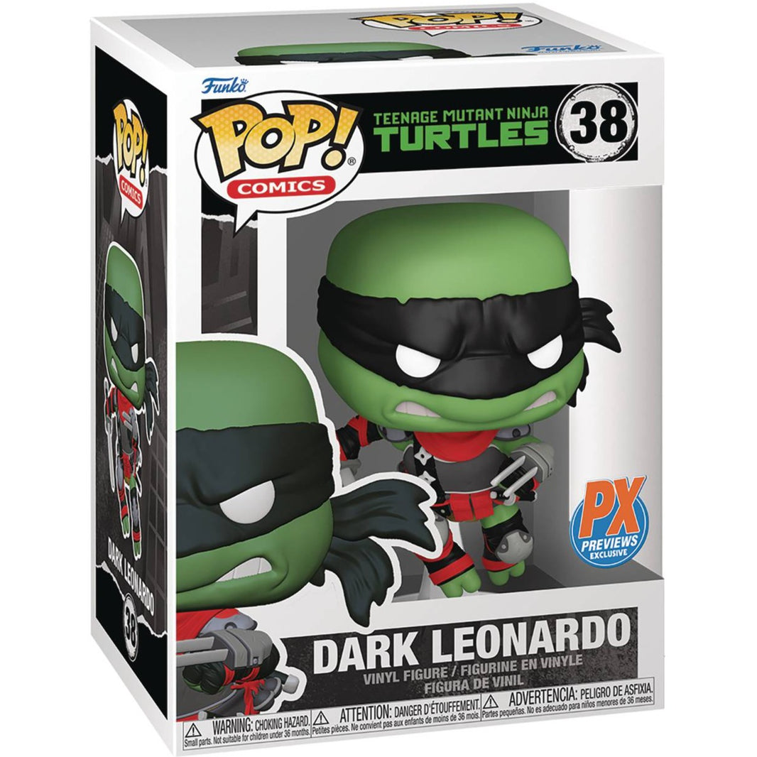 Funko POP! Teenage Mutant Ninja Turtles Dark Leonardo PX Previews Exclusive #38 Figur