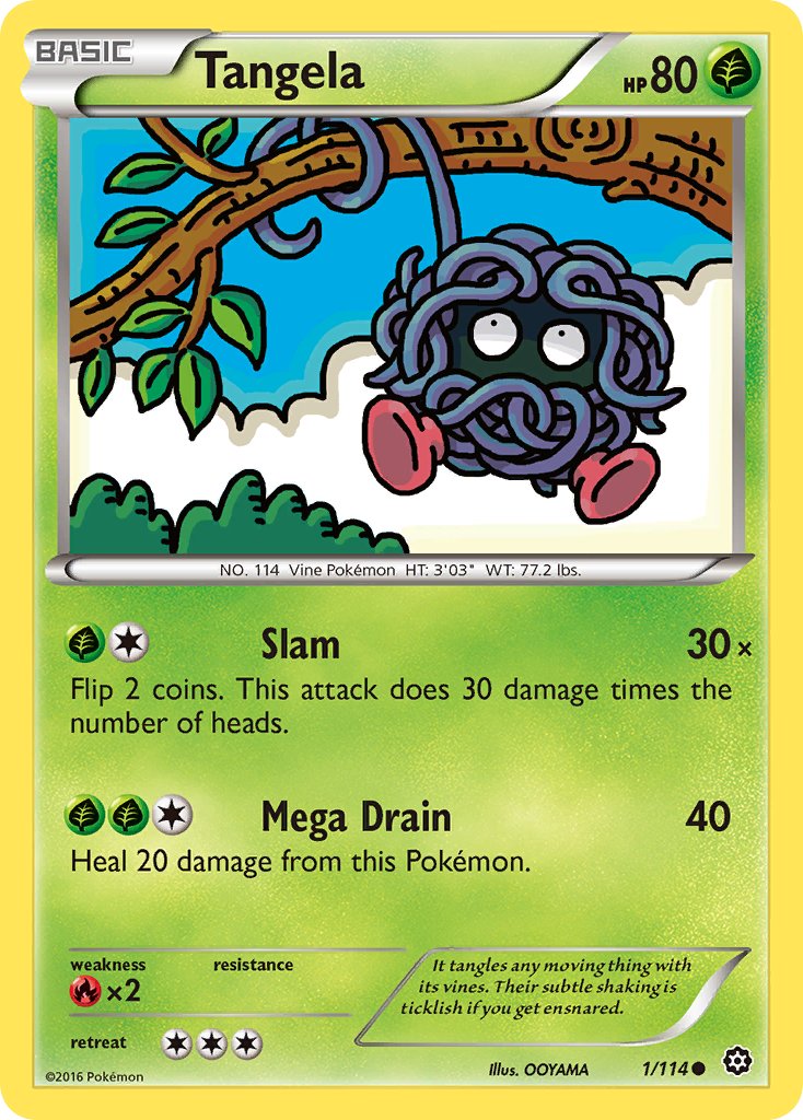 Tangela - Steam Siege (Common) [STS-1] English / Near Mint / Normal
