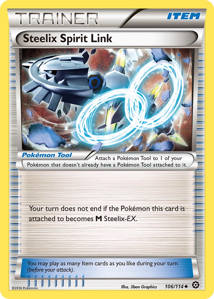 Steelix Spirit Link - Steam Siege (Uncommon) [STS-106] English / Near Mint / Normal