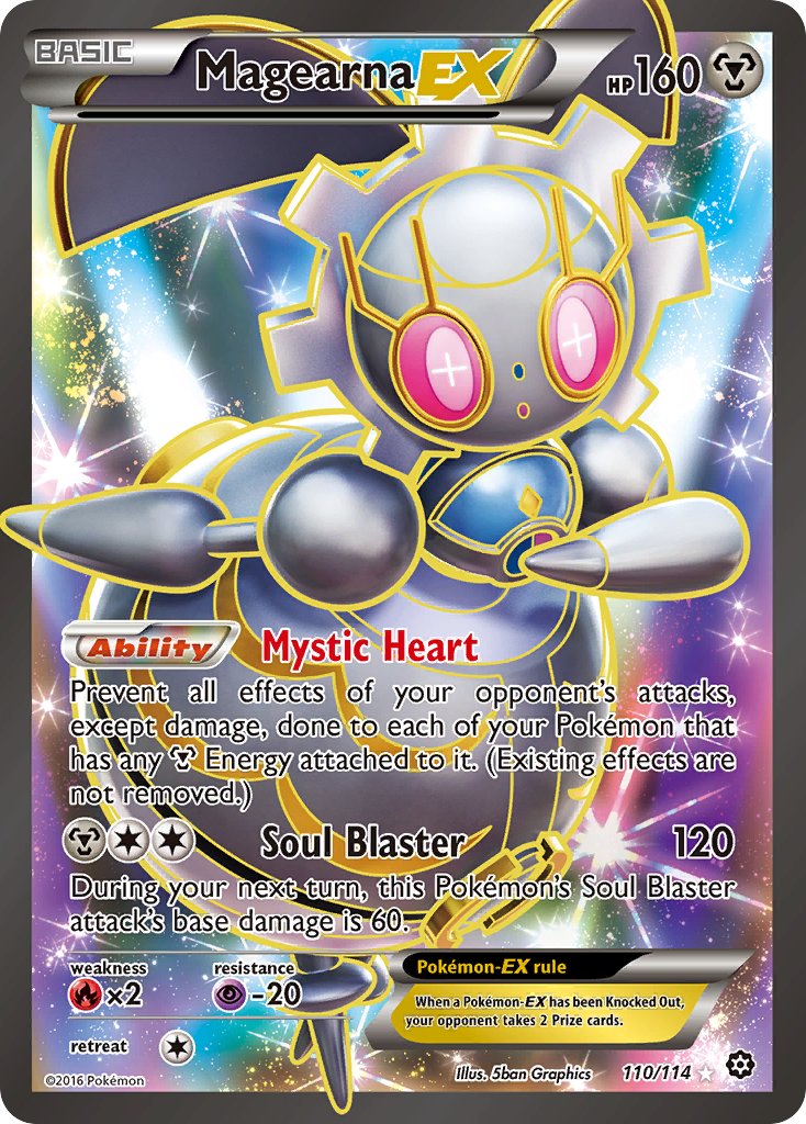 Magearna EX - Steam Siege (Ultra Rare) [STS-110] English / Played / Normal