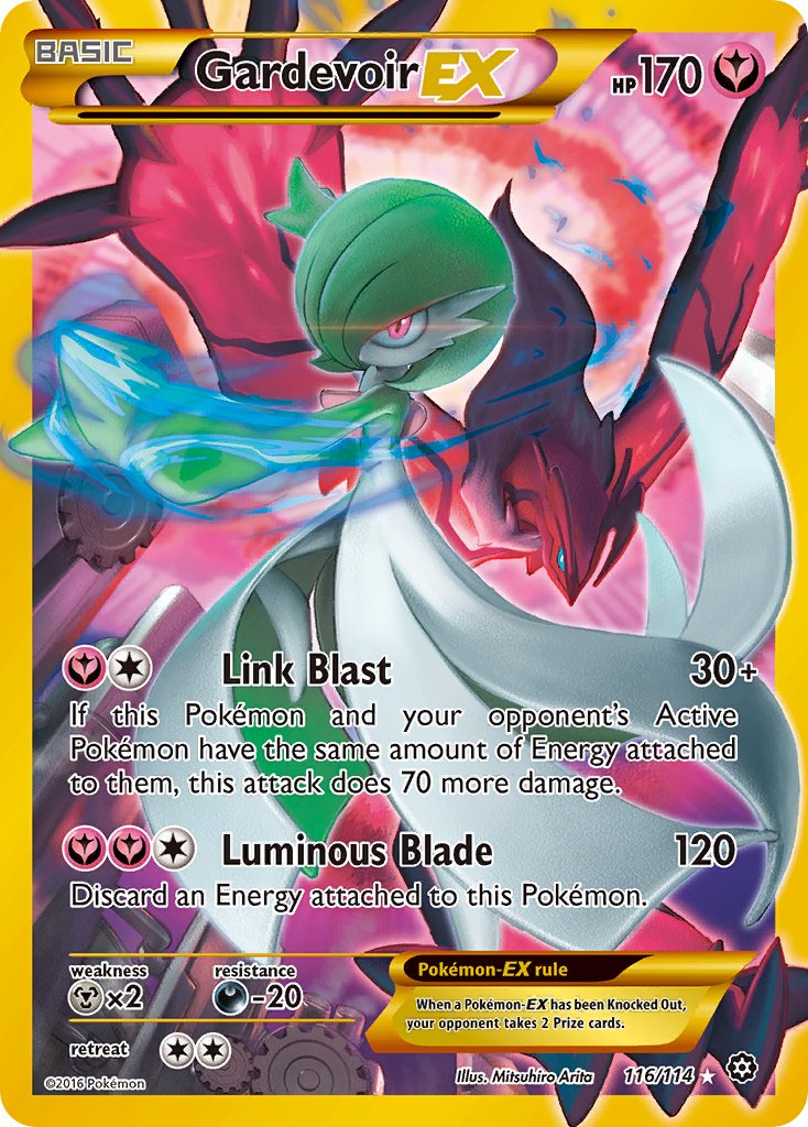 Gardevoir EX - Steam Siege (Secret Rare) [STS-116] English / Played / Normal