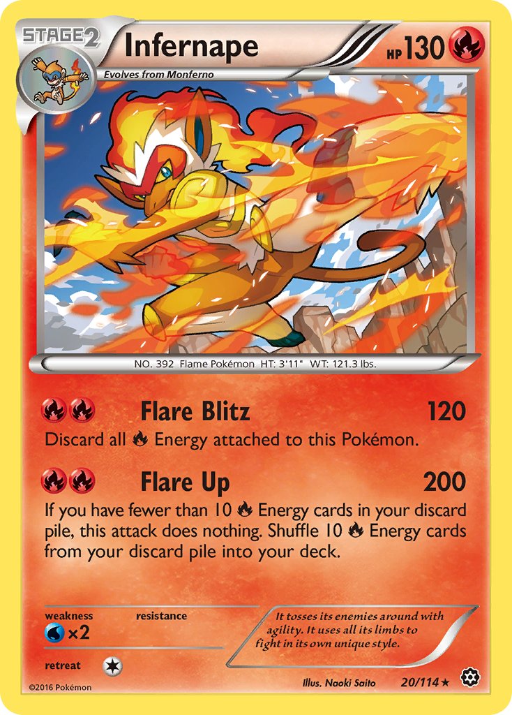 Infernape - Steam Siege (Holo Rare) [STS-20] English / Near Mint / Normal