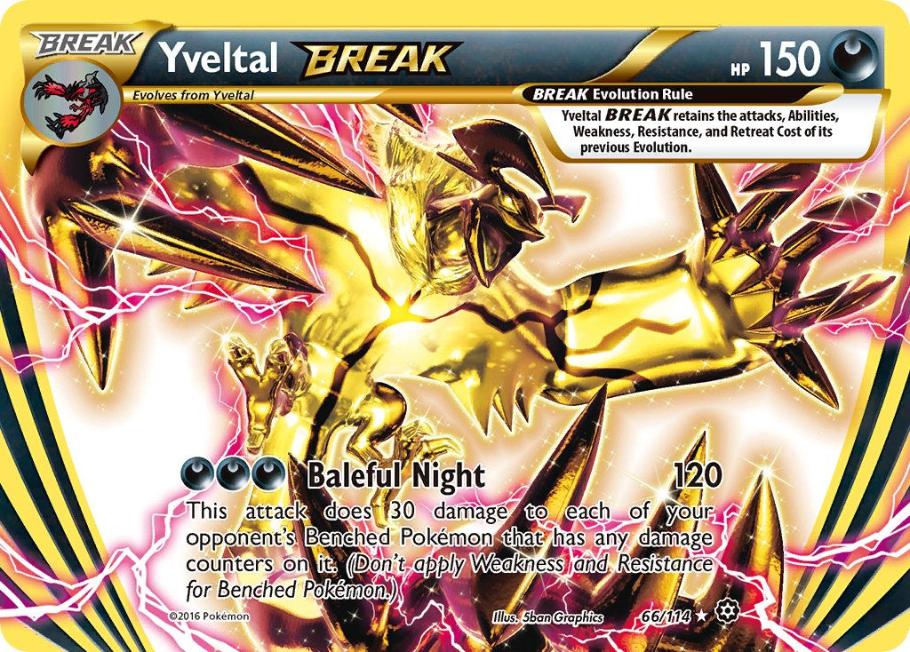 Yveltal BREAK - Steam Siege (Holo Rare) [STS-66] English / Excellent / Normal