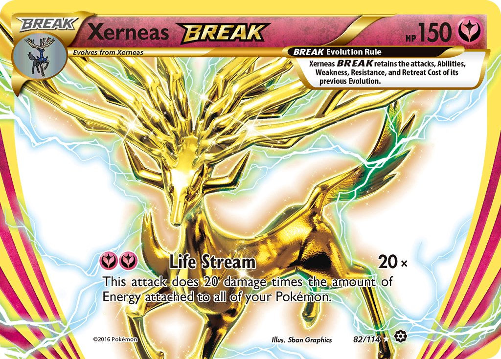 Xerneas BREAK - Steam Siege (Holo Rare) [STS-82] English / Excellent / Normal