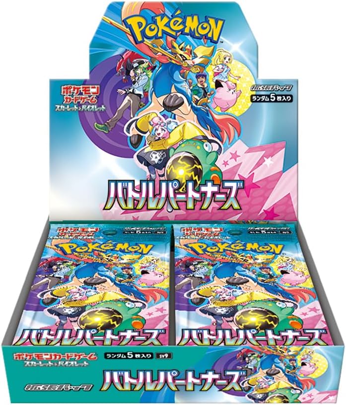Pokémon TCG SV9 Battle Partners Booster Box Japansk Kortspil