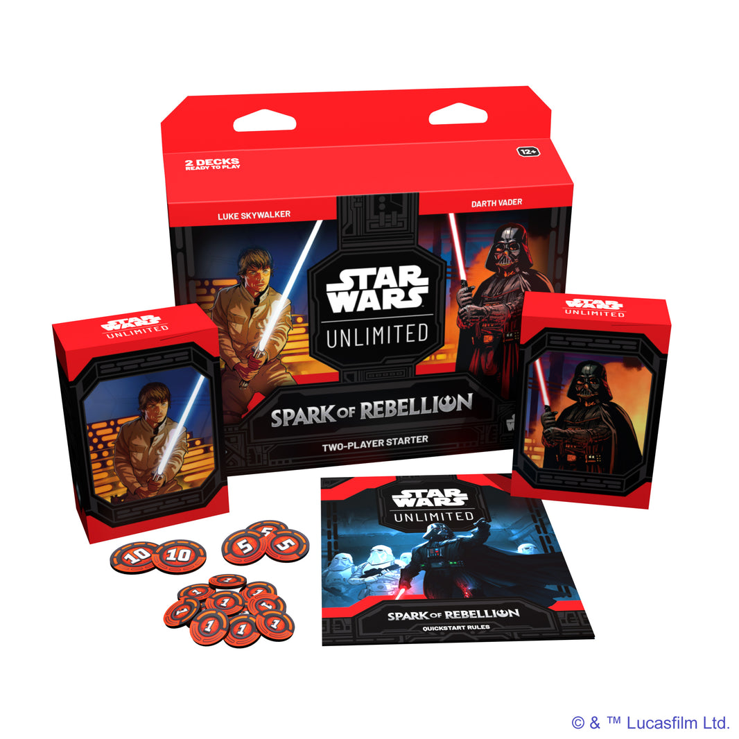 Star Wars Unlimited Spark of Rebellion Two-Player Starter Kortspil
