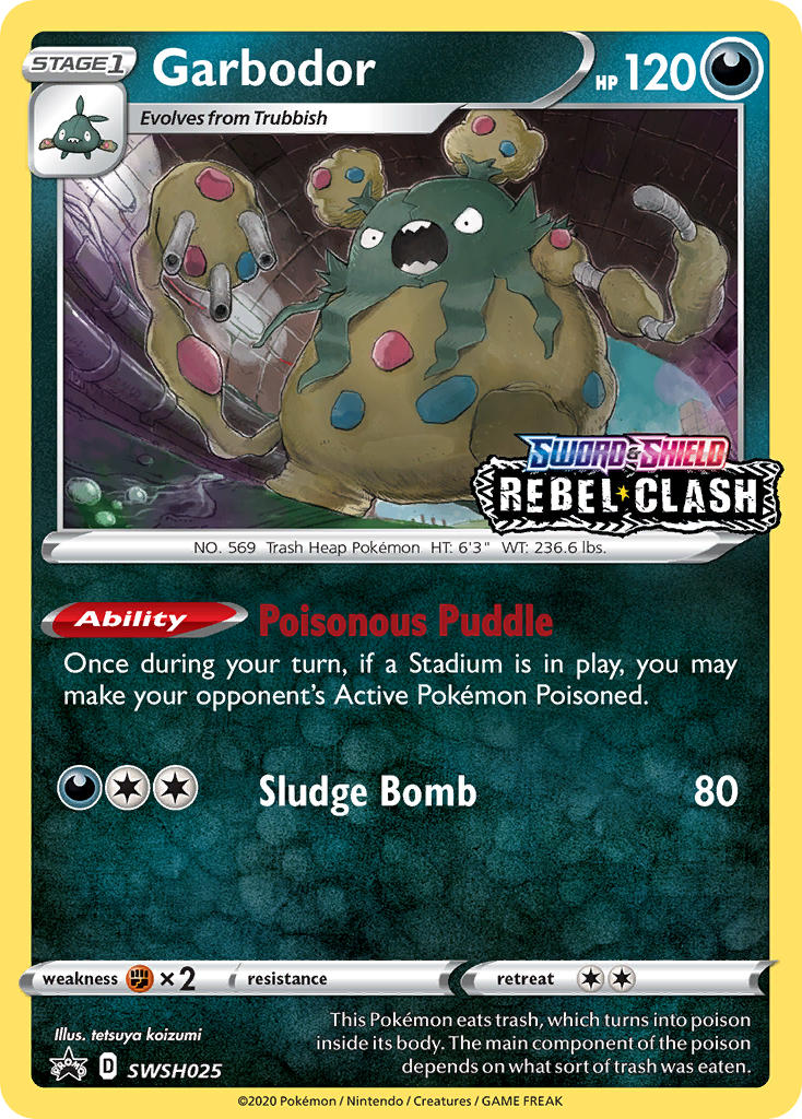 Garbodor - SWSH Black Star Promos (Promo) [SWSH-025] English / Near Mint / Normal