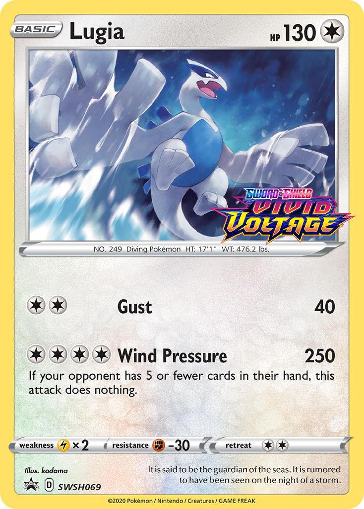 Lugia - SWSH Black Star Promos (Promo) [SWSH-069] English / Near Mint / Normal