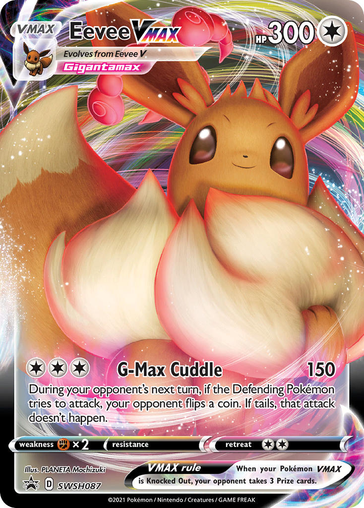 Eevee VMAX⁣ - SWSH Black Star Promos⁣ (Promo)⁣ [087] English / Excellent / Normal