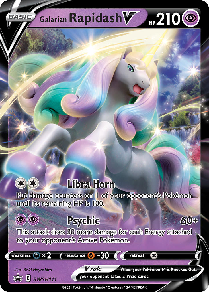 Galarian Rapidash V⁣ - SWSH Black Star Promos⁣ (Promo)⁣ [111] English / Near Mint / Normal