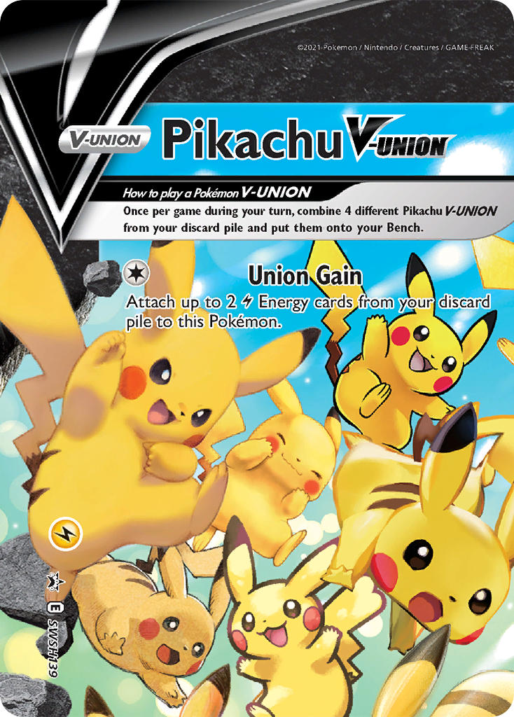 Pikachu V-UNION⁣ - SWSH Black Star Promos⁣ (Promo)⁣ [139] English / Good / Normal