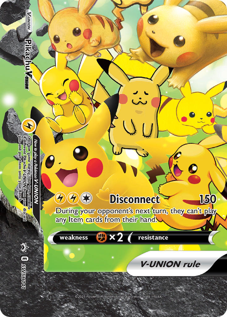 Pikachu V-UNION⁣ - SWSH Black Star Promos⁣ (Promo)⁣ [141] English / Excellent / Normal