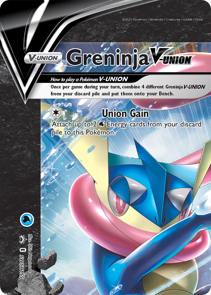 Greninja V-UNION⁣ - SWSH Black Star Promos⁣ (Promo)⁣ [155] English / Near Mint / Normal