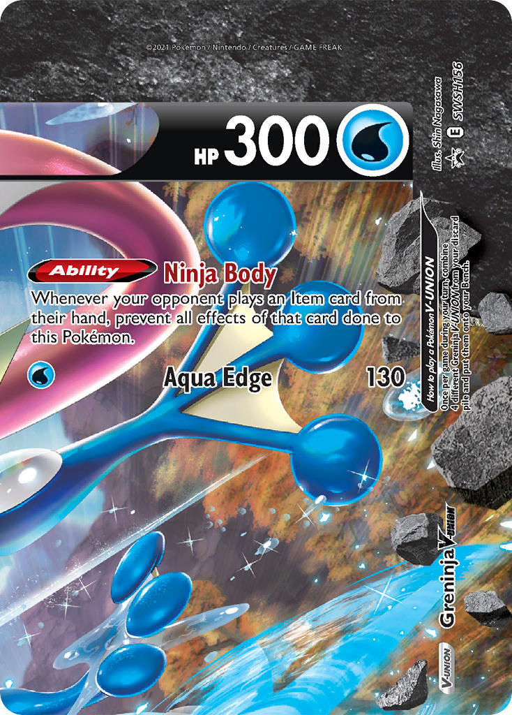 Greninja V-UNION⁣ - SWSH Black Star Promos⁣ (Promo)⁣ [156] English / Near Mint / Normal