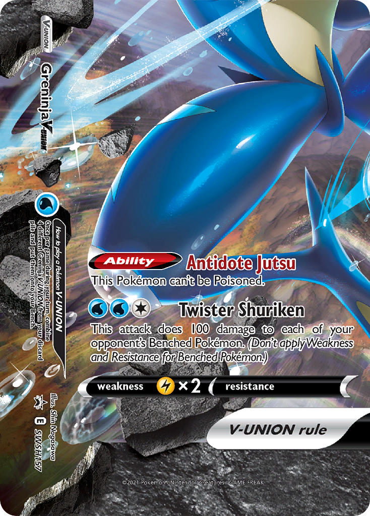 Greninja V-UNION⁣ - SWSH Black Star Promos⁣ (Promo)⁣ [157] English / Near Mint / Normal