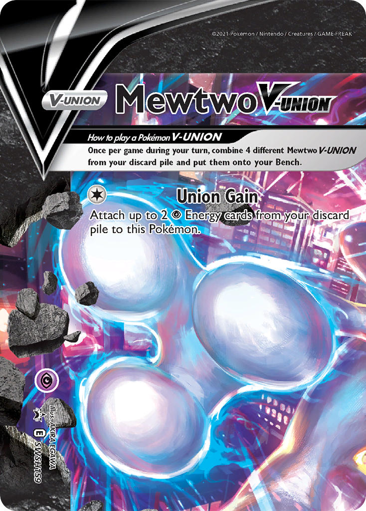 Mewtwo V-UNION - SWSH Black Star Promos (Promo) [SWSH-159] English / Near Mint / Normal