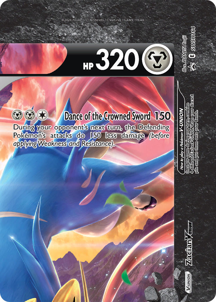 Zacian V-UNION - SWSH Black Star Promos (Promo) [SWSH-164] English / Near Mint / Normal