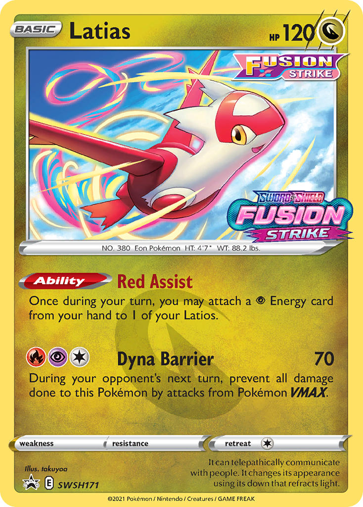 Latias - SWSH Black Star Promos (Promo) [SWSH-171] English / Near Mint / Normal