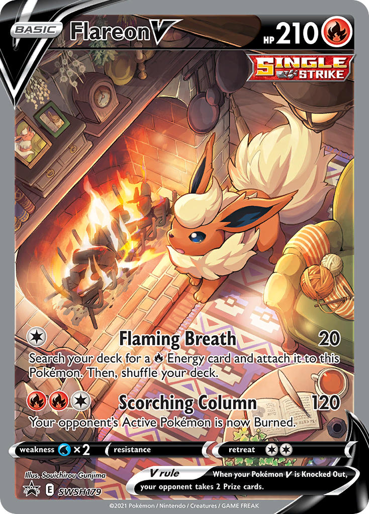 Flareon V - SWSH Black Star Promos (Promo) [SWSH-179] English / Near Mint / Normal