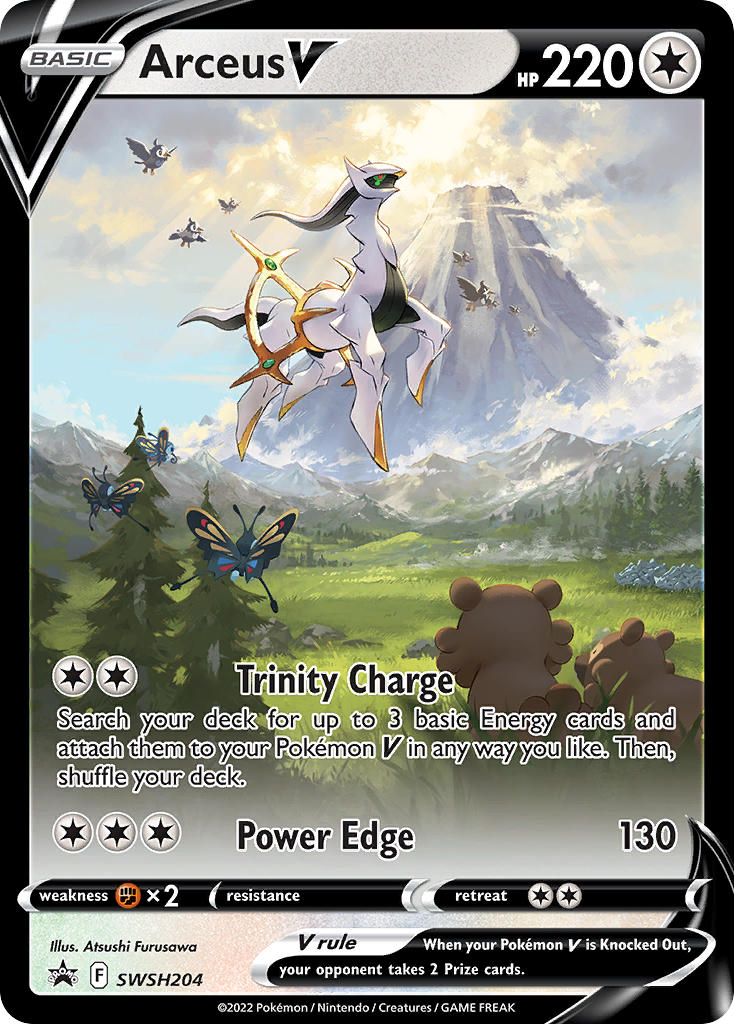 Arceus V⁣ - SWSH Black Star Promos⁣ (Promo)⁣ [204] English / Light Played / Normal
