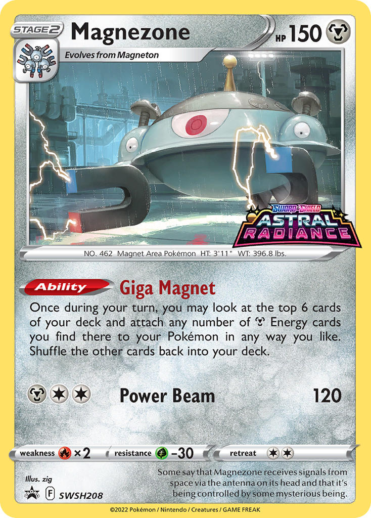 Magnezone⁣ - SWSH Black Star Promos⁣ (Promo)⁣ [208] English / Near Mint / Normal