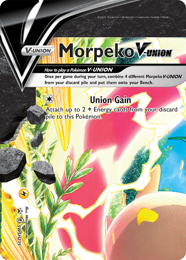 Morpeko V-UNION⁣ - SWSH Black Star Promos⁣ (Promo)⁣ [215] English / Near Mint / Normal