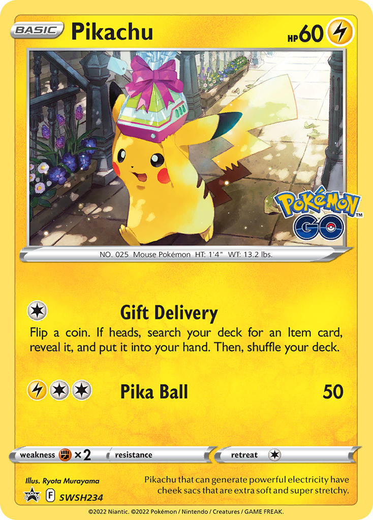 Pikachu⁣ - SWSH Black Star Promos⁣ (Promo)⁣ [234] English / Near Mint / Normal