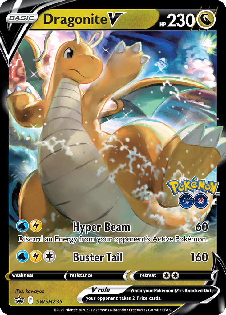 Dragonite V⁣ - SWSH Black Star Promos⁣ (Promo)⁣ [235] English / Near Mint / Normal