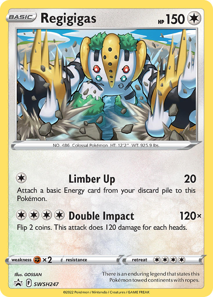 Regigigas⁣ - SWSH Black Star Promos⁣ (Promo)⁣ [247] English / Near Mint / Normal