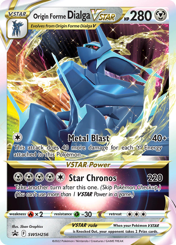 Origin Forme Dialga VSTAR - SWSH Black Star Promos (Promo) [SWSH-256] English / Near Mint / Normal