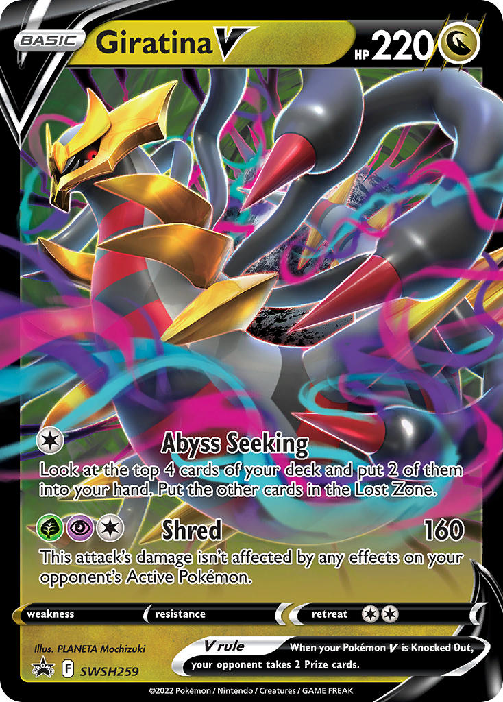 Giratina V⁣ - SWSH Black Star Promos⁣ (Promo)⁣ [259] English / Near Mint / Normal