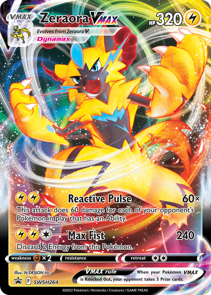 Zeraora VMAX⁣ - SWSH Black Star Promos⁣ (Promo)⁣ [264] English / Near Mint / Normal
