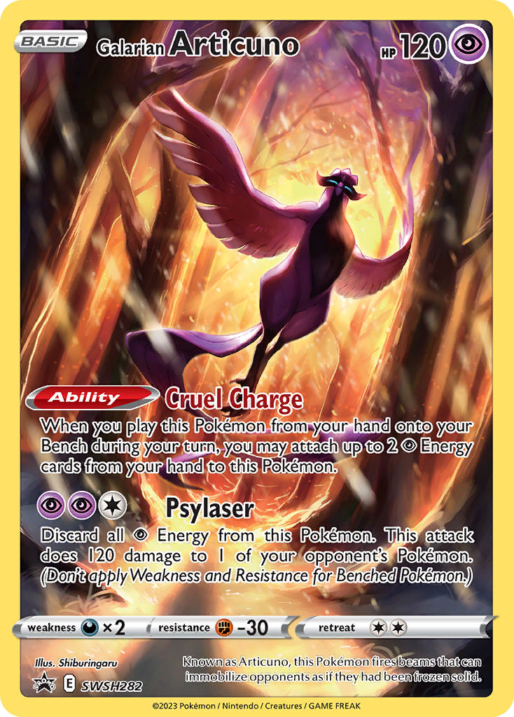 Galarian Articuno⁣ - SWSH Black Star Promos⁣ (Promo)⁣ [282] English / Excellent / Normal