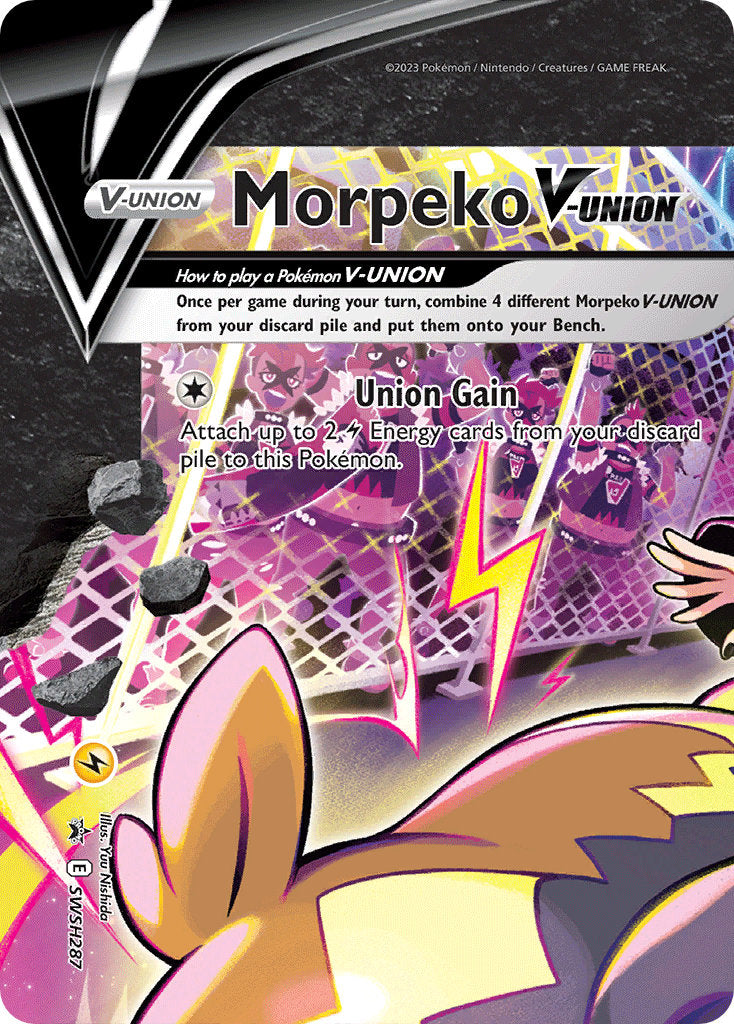 Morpeko V-UNION⁣ - SWSH Black Star Promos⁣ (Promo)⁣ [287] English / Near Mint / Normal