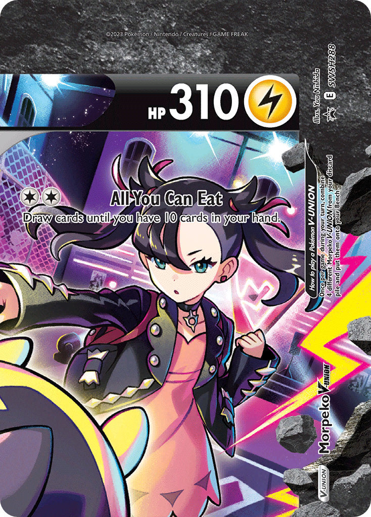 Morpeko V-UNION⁣ - SWSH Black Star Promos⁣ (Promo)⁣ [288] English / Near Mint / Normal
