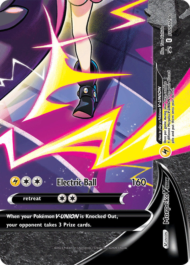 Morpeko V-UNION⁣ - SWSH Black Star Promos⁣ (Promo)⁣ [290] English / Near Mint / Normal