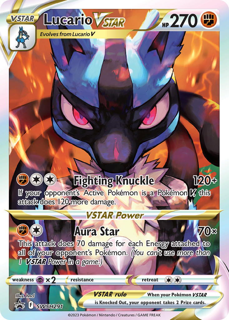 Lucario VSTAR⁣ - SWSH Black Star Promos⁣ (Promo)⁣ [291] English / Near Mint / Normal