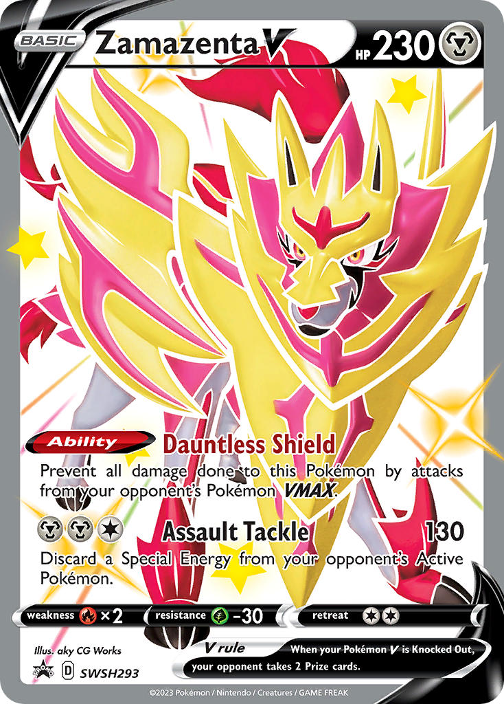 Zamazenta V⁣ - SWSH Black Star Promos⁣ (Promo)⁣ [293] English / Near Mint / Normal
