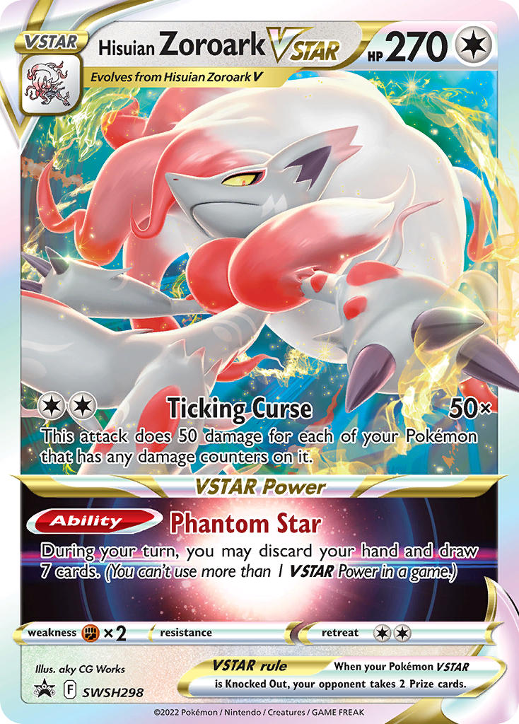 Hisuian Zoroark VSTAR⁣ - SWSH Black Star Promos⁣ (Promo)⁣ [298] English / Light Played / Normal