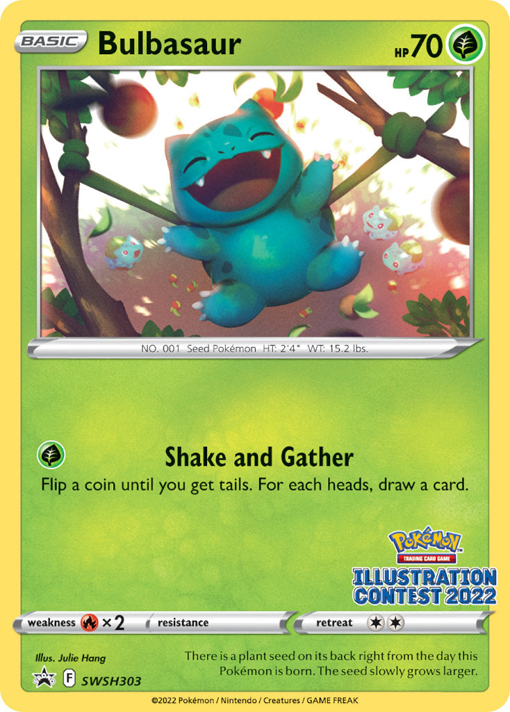 Bulbasaur - SWSH Black Star Promos (Promo) [SWSH-303] English / Near Mint / Normal