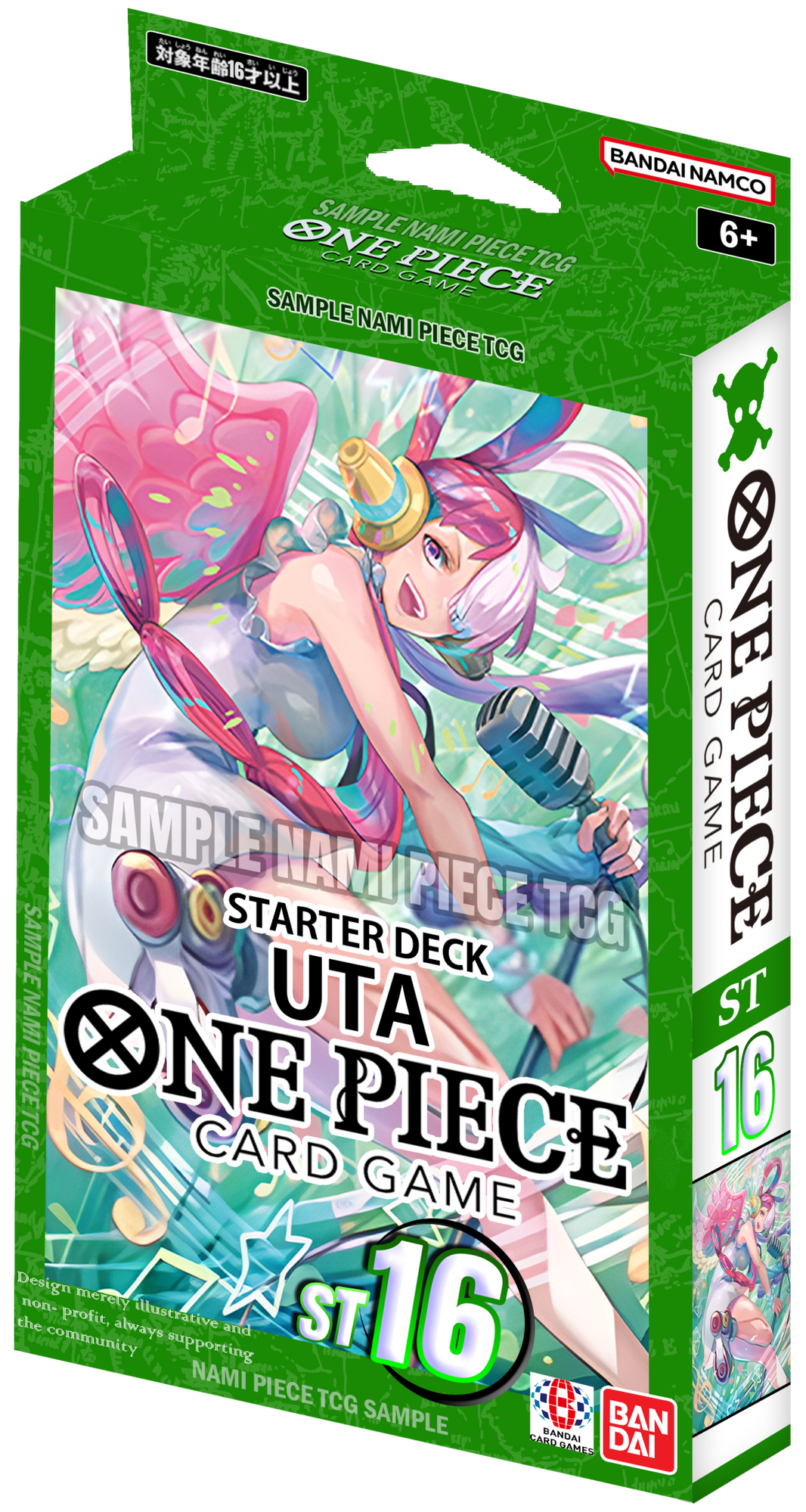 One Piece Card Game Starter Deck ST16 Uta Kortspil