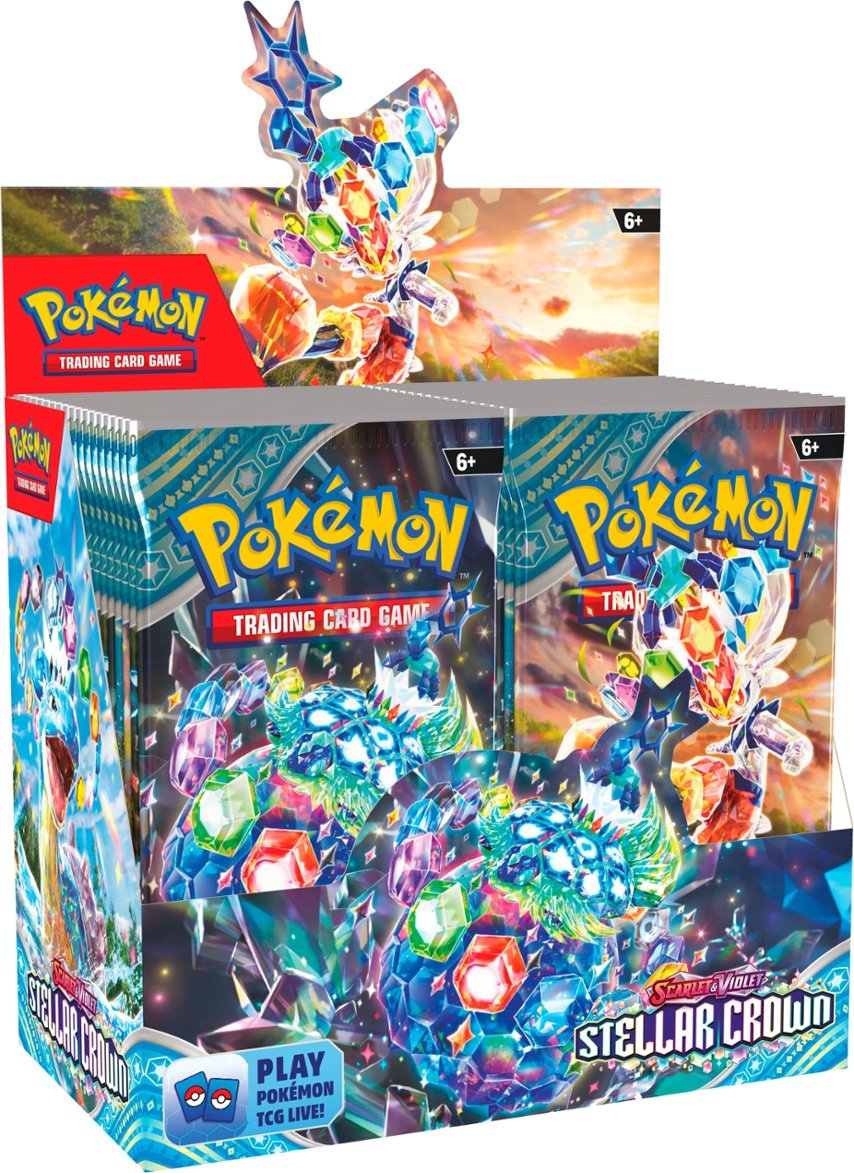 Pokémon TCG Scarlet & Violet Stellar Crown Booster Box Kortspil